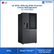 LG 674L Side-by-Side Inverter Linear Refrigerator GC-X257CQES | Instaview Door-in-Door™ | No Frost |
