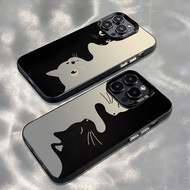 HP TS CODE PREMIUM MATTE HARD CASE ANTISHOCK CASING AESTHETIC CUTE BLACK CAT CASE FOR XIAOMI REDMI 1