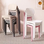 全城熱賣 - 舒適靠背椅 簡約休閒椅 書房電腦椅 加厚塑膠椅 久坐餐椅 簡易辦公椅