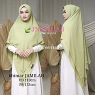 Khimar Jamilah/Hijab 2 Layer Jumbo/Khimar Syari Premium Ori Jns