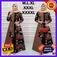 terlaris gamis batik wanita baju muslim longdres batik wanita modern