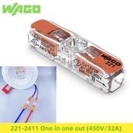 【Thriving】 ShopSphere 10pcs Wago wiring terminal 221-2411 221-2401 Wiring connector Docking connecto