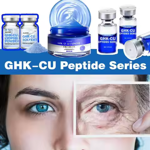 ZS High-Concentration Copper Peptide Serum with Hyaluronic Acid GHK-CU Anti-Aging Serum Fade Fine Li