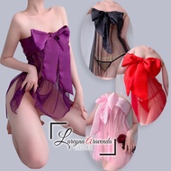 Lingeri SET LINGERIE+G STRING SEXY MODEL Invitation Dress Transparent Gift LG384 LINGERI Open Design