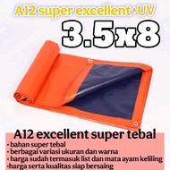 A12 SUPER EXCELLENT TARPAULIN SIZE 3.5X8 SUPER THICK