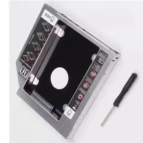 Universal 12.7mm 2nd SATA HDD Hard Drive Optical bay Caddy Frame for Sony Vaio VPC-F11M1e PCG-91211V