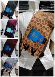 Sorban Pria Dewasa BHS Subaiyah Classic Surban Habib Yaman Palestina Santri Rida Panjang Keren Putih