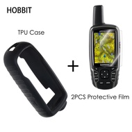 TPU Silicone Case +2PCS HD Protective Film For Garmin GPS 62 62S 62SC 64 64S 64ST 63 63sc GPS Dirt-r