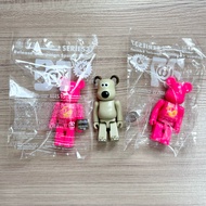 Bearbrick 1 series37 pink wallace & gromit