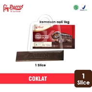(1 Potong) Coklat Parrot Dark Compound / Chocolate Compound / Coklat Batang