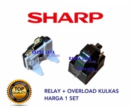 Relay Overload kulkas sharp 1 pintu / relay kulkas sharp 1 pintu