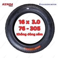 Tubeless Electric Vehicle Tire (Inner) Size 16x3.0 (16x30), 76–305 Kenda