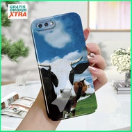 Feilin Acrylic Hard case Compatible For OPPO A3S A5 2020 A5S A7 A9 2020 A12 A12S A12E aesthetics Mobile Phone casing Animal Pattern Fashion Accessories hp casing Mobile cassing full cover