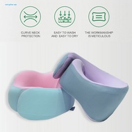 verythe Adjustable Travel Pillow Comfortable Memory Foam Neck Comfortable Memory Foam Travel Pillow with Adjustable U-shaped Design Soft Touch Neck Pillow for Airplane Travel