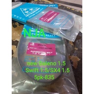 Fan Van v belt fanTALI 5pk835 new Baleno Swift sx4 1.5cc 1,500cc 5pk-835