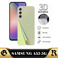 LAYAR Garskin Carbon SAMSUNG A55 5G Back Screen Protector