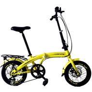 16 Inch [Ready Stock] Folding Bike Adult and Kids Basikal Lipat Dewasa budak 10 tahun With Rear Carrier raya gift 2024