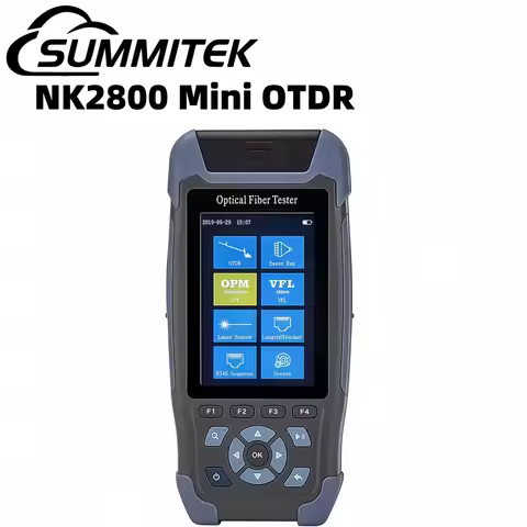 Summitek Mini OTDR NK3200D 1310/1550nm 60KM Handheld OTDR Event Map Similar To EXFO OTDR IOLM FC SC 