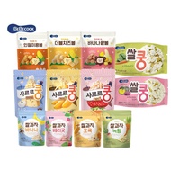 [BeBecook] Baby Snack Sarr Kung Probiotics Corn Balls Rice Sticks Rice Puffs 베베쿡 사르르쿵 쌀쿵