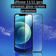[Sg seller]iphone12/12pro/pro max/XsMax/XR/11/11 pro/ProMax screen protector tempered glass screen p