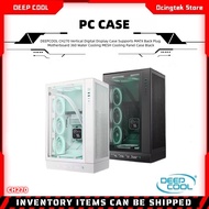 DEEPCOOL CH270 Vertical Digital Display Case Supports MATX Back Plug Motherboard 360 Water Cooling M