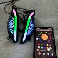 Audi i8 BLE and LED LAMP V2 wave 50/100/110cc turn signal cluster changes color via phone app