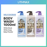 [MILK BAOBAB] Milk Baobab Body Wash 1000ml /White Musk /White Musk /White Soap