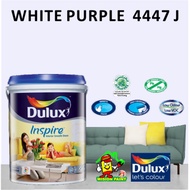 4447J WHITE PURPLE ( 5L ) DULUX INSPIRE INTERIOR SMOOTH SHEEN PAINT