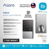 Aqara Smart Lock U100 Kit | Built-In Fingerprint Reader & IP65 Keypad | Zigbee 3.0 Deadbolt Lock