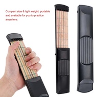 Maple Wood Pocket Guitar Light Weight 6 String 6 Fret F/beginne Guitar Trainer Guitar Practice Chord