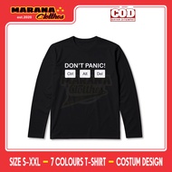 DONT PANIC CTRL ALT DEL Long Sleeve Distro T-Shirt