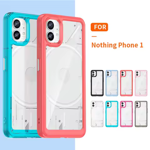 For Nothing Phone 1 Case Cover Nothing Phone 1 Capas Fundas Bumper Back Shockproof Clear Cover Nothi