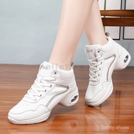 Leather Breathable Soft Sole Jazz Zumba Gym Shoes Sneakers For Lady Dance Shoes For Women LLFK