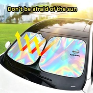 Nissan Car Sunshade Front Windshield Heat Sunshade Foldable Anti UV Rays Sun Visor Protector for Nis