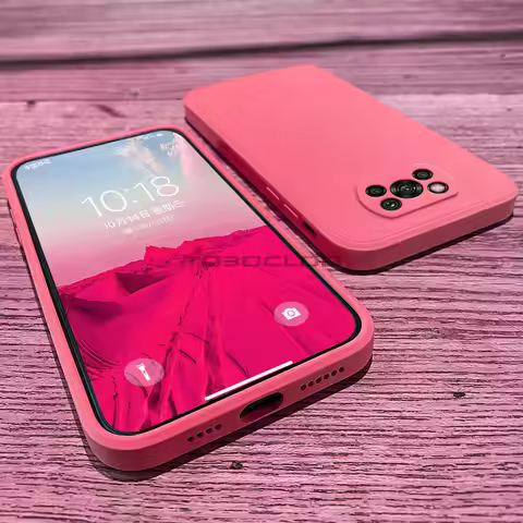 Full Protection Cover Liquid Silicone Phone Case For xiaomi POCO X3 NFC PRO X3NFC X3PRO POCOX3 X 3 P