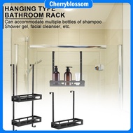 Hanging Shower Caddy Carbon Steel Over Shower Door Caddy Single Layer / Double Layer Hanging Door Sh