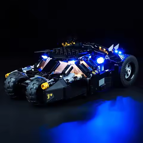 No Model LED Lighting Set Suitable for LEGO DC Batman Batmobile Tumbler Scarecrow Showdown 76239(Not