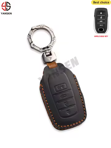 Car Leather Key Case Cover For BZ4X COROLLA CROSS 2022 942B 14th Crown Royal Saloon Toyota Key Fob A