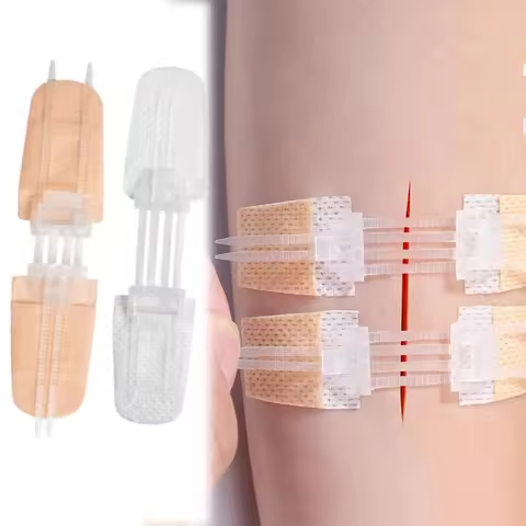 Zipper Band Aid Painless Wound Closure Patch Suture Free Waterproof Bandage First Aid Supplies for C