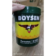 ☋ ▼ ☢ BOYSEN Permatex Water Base Texture Finish White Paint #3101 4Liters / Gallon