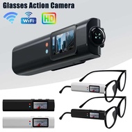 2.7K HD Glasses Camera WiFi Mini Digital Camera 0.96inch IPS Screen Video Shooting Micro-camera Eyeg