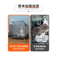 Dog Cage Household Indoor Teddy Small Dog Medium Dog Golden Haired Large Dog with Toilet Pet Rabbit Cage Cat Cage