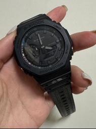 AES x SMG x BLACK DESIGN x CASIO G-SHOCK GA-2100 四方聯名 手錶 全黑