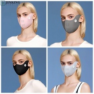 JINKING Face Cover, Sunscreen Face Scarf Solid Color Ice Silk Mask, Breathable Face Scarves Eye Protection Face Mask Face Gini Mask Golf