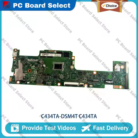 C434TA Laptop Motherboard For ASUS Chromebook C434T C434TA Notebook Mainboard With I3 I5 I7 CPU 100%