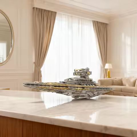3130pcs MOC SW Thrawn S Chimaera Imperial 1 Class Star Battle Model Building Blocks Architecture Kid