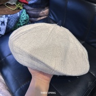 Wholesale Korea 2026 new tweed beret retro light luxury showing small face big head circumference ce