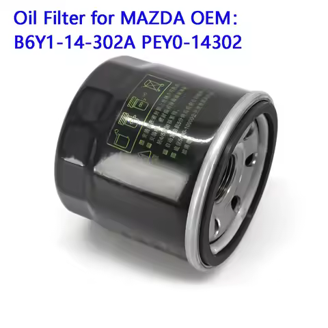 Oil Filter For MAZDA 121 2 3 323 Mazda 6 626 CX-3 CX-30 CX-5 DEMIO MX-3 MX-5 PREMACY XEDOS B6Y1-14-3