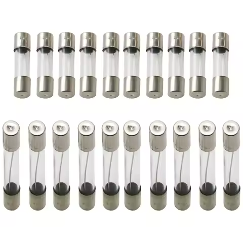 5*20mm 6*30mm Fast Blow Glass Tube Fuses 5x20 6x30 mm 250V 0.1 0.2 0.5 1 1.5 2 3 3.15 4 5 6 6.3 7 8 