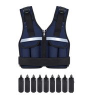 New Adjustable Load-bearing Vest Fitness Vest Bag Sports Vest Iron Sand Reflective Hiking Bag Hiking